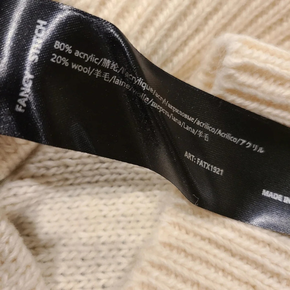 NWT Fancy stitch women's Cardigan sz .XL Ivory Color - Picture 9 of 10